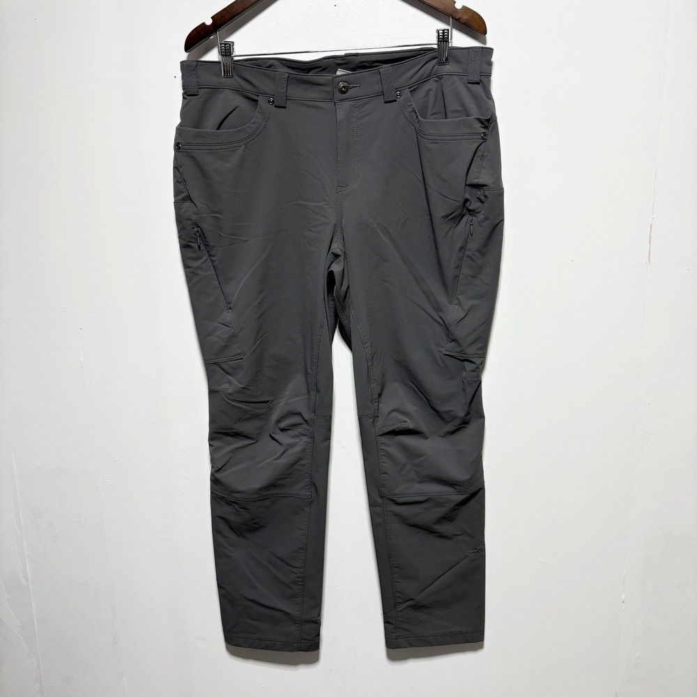 Duluth Pants Womens 16 X 29 Gray Lightweight Stretch Hiking Outdoor Straight